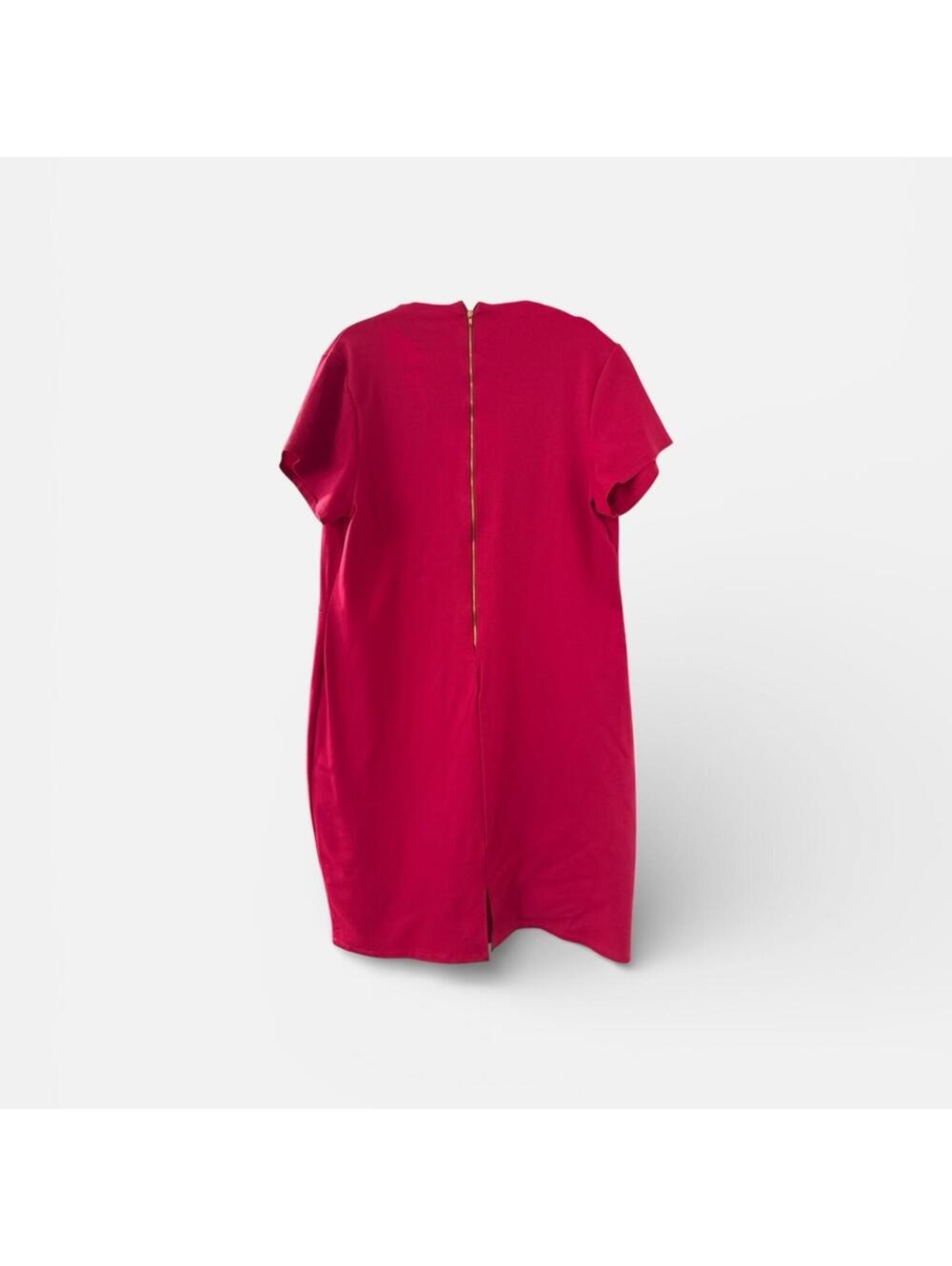 Ashley Stewart Vibrant Pink Midi Dress - Picture 3 of 4